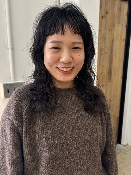 ハマモト ヤマ オオサカ(ハマモト Yama Osaka) ロングレイヤーパーマ