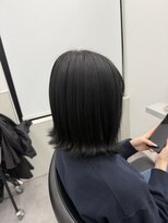 ゴウトゥデイシェアサロン 町田店(GO TODAY SHAiRE SALON)&nbsp;ブルーブラック/外ハネボブ【町田】