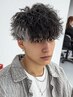 『縦落ちツイスパ★』メンズカット+ツイストスパイラルパーマ
