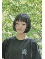 ピークアブー 表参道(PEEK-A-BOO) ショートボブ×ブルーブラック