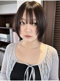 ボブレイヤー × シースルーバング
