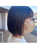 カノエ 宇部厚南店(canoe)&nbsp;レイヤー×ボブスタイル