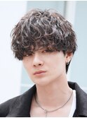 仙台シャドウパーマフリックパーマ波巻きスパイラルパーマゆるめ