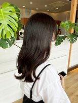 ヘアーブランドジン ティアラ(HAIR BRAND Jin Tiara)&nbsp;Tiara松山　#オリーブカラー　#インナーカラー　#トリートメント