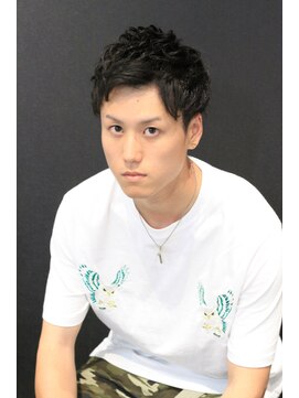 クオンヒール 堺筋本町店(QUON HEAL) アップバング/メンズショート/刈り上げ/スパイキーショート