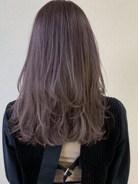 ファースト 仙台店(first) 大人かわいいラベンダーグレージュ