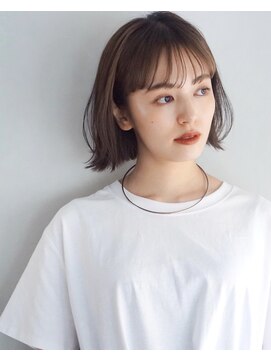 ガーデン ジングウマエ(GARDEN jingumae) 柔らかボブ 切りっぱなしボブ 外ハネ