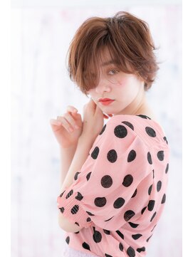 ミック 日暮里店(miq) 無造作仕上げのくびれショートウルフパーマb