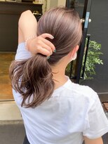 ノラ ウメダ(NORA UMEDA)&nbsp;【NORA UMEDA 高木】結んで可愛いミルクティーハイライト