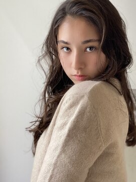 チョビー 銀座(chobii) チョビー銀座桜井デジタルパーマグレージュコテ巻き風パーマ