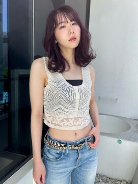 イトシテ ミディアム×韓国ヘア【本多身和子】