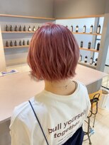 フランチェスカドット(francesca.)&nbsp;ピンクベージュ×切りっぱなしボブ