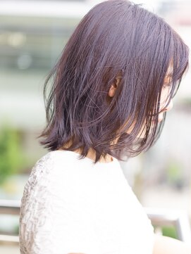 シロ(SiLO) くすみラベンダーピンク/切りっぱなしボブ/髪質改善/天神大名