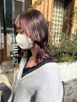 へアサロンアンドカフェガーデン(hair salon&cafe GARDEN)&nbsp;ブリーチなしピンクカラー