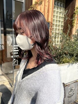 へアサロンアンドカフェガーデン(hair salon&cafe GARDEN) ブリーチなしピンクカラー