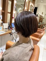 ネオリーブ クタ 町田店(Neolive kuta)&nbsp;乾かすだけできまるショートボブ×ブラウンカラー