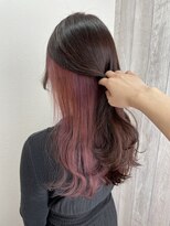 シエル 立川店(CIEL) インナーカラー×ピンクカラー【CIEL×maki】