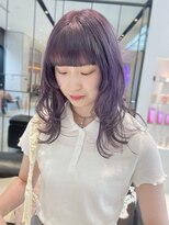 キーン 吉祥寺店(keen)&nbsp;《keen×カネコ》ラベンダー×ニュアンスレイヤーカット