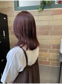 【ピンクヴァイオレット】セミロング