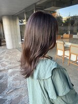 シェル 吉祥寺(shell)&nbsp;グレージュカラー/ボブウルフ/黒髪/ココアベージュ