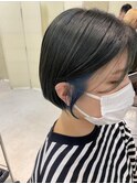 オリーブ×ブルー