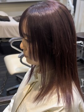 ディンプル 越谷駅前(DiMPlE) 大人かわいいロング、エアリーロング、姫カット、ピンクカラー