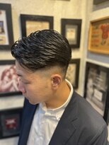 ヒロギンザ 大阪本店(HIRO GINZA)&nbsp;七三ビジネススタイル×フェード