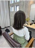 透明感ハイライトグレージュ
