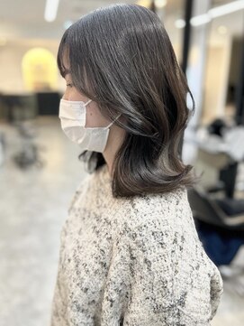 スティル カラン(STILL calin) 【宮川】オリーブベージュ×盛れるレイヤーカット