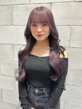 シーク 天神(SEEK) 松尾菫菜/ラベンダーカラー/ブリーチ/ダブルカラー
