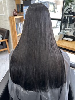 ジゼル 中津大分(GiseL)の写真/もちのいい極潤ストレート！髪質改善トリートメントとの相性◎[髪質改善/縮毛矯正/トリートメント/BYKARTE]