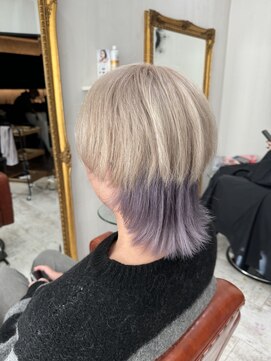 ソル(SOL) メンズインナー　ラベンダー&ミルクティー