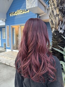 マリブヘアリゾート 太田店(malibu hair resort) ピンクコーラル