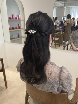 ラ ブランシュ 大宮(La Blanche) ハーフアップ/お呼ばれヘア/ヘアセット