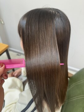 ヘアーアンドビューティーザ エフ(Hair Beauty the F) ＊髪質改善カラー_ダークブラウン_m193