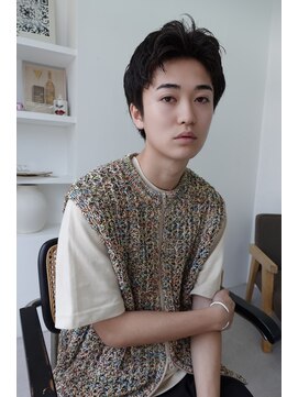 ネルケ 立川(nelke) スパイキーショートパーマツイストスパイラルパーマビジネスヘア