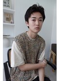 スパイキーショートパーマツイストスパイラルパーマビジネスヘア