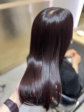 エレノア 梅田店(Eleanor) 赤紫で艶髪♪