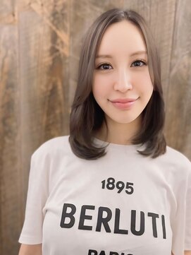 ピース トウキョウ(PEACE TOKYO) 韓国ヘア/韓国レイヤー/グレージュ/前髪カット/20代30代40代50代