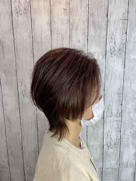 ビューティドレッセヤマノ 池袋パルコ(Beauty Dresse YAMANO) 【白髪染め】【ショートヘア】【ウルフカット】【白髪ぼかし】