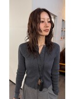 ステア メゾン(stir maison) ウェーブパーマ/大人の抜け感ロングウルフ