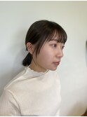乾かしてもまとまるボブ Easy-to-manage bob