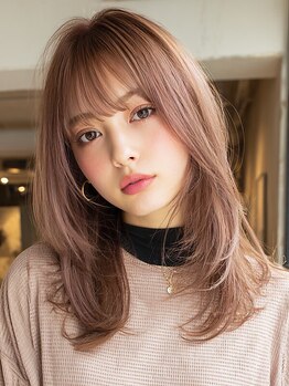 トレース 西尾店(TRACE)の写真/【西尾市/カラー高評価】ハイライト/インナーカラー/バレイヤージュなど難易度高めブリーチカラーも大人気