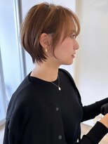 ハルキミナト メゾン(HM MAISON)&nbsp;30代40代50代耳かけショート前髪なしハンサムショートカット