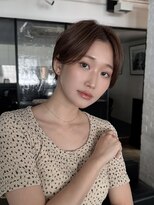 アビー(ABBEY) ショートショートボブショートヘア大人ショート耳掛けショート