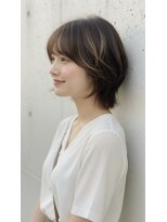 コートフィールエー(CO_T feel.a)&nbsp;透明感ベージュ×動きが出る垢抜けウルフボブ