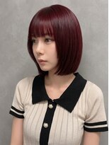 アッシュ 桜木町店(Ash)&nbsp;桜木町/横浜//ワインレッド/ボブ/髪質改善