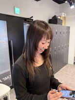 アンドバイモードケイズ (and by MODE K's)&nbsp;ウルフレイヤーカット×抜け感ブラウン