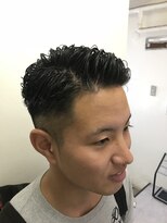 パティオンツー(PATIONN2)&nbsp;★夏のメンズのワイルドツーブロック無造作ニュアンスパーマ★