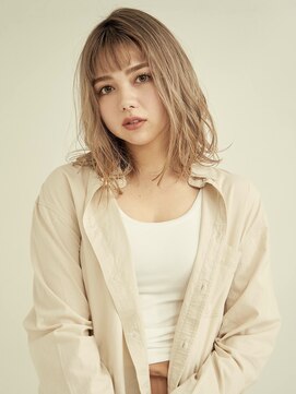 エンタク 新宿三丁目店(enntaku) マロンベージュ/Aライン/かきあげ/くすみカラー[新宿三丁目]